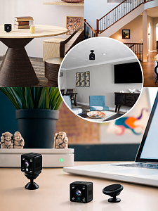 Беспроводная мини IP камера видеонаблюдения Wi-Fi Орбита OT-VNG11